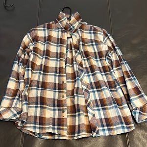 Boys flannel and vest set